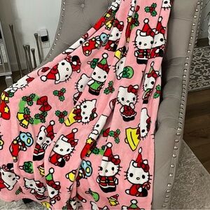 Hello Kitty‎ Christmas Throw Blanket 47x64